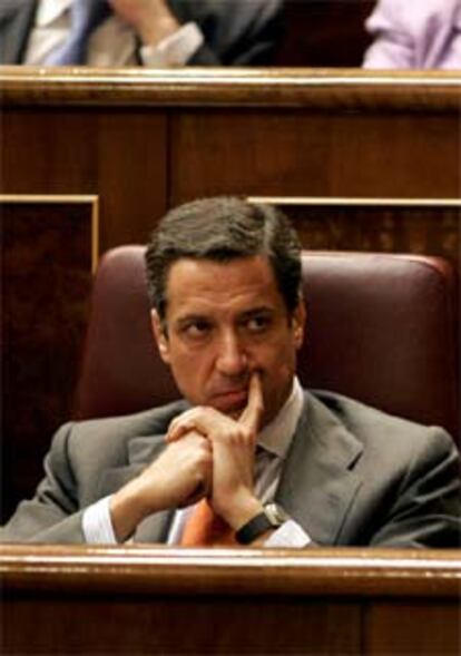 Eduardo Zaplana, portavoz del Grupo Popular en el Congreso.