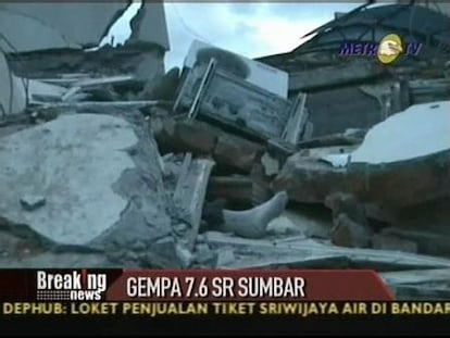 Al menos 75 muertos a causa de un terremoto en Indonesia