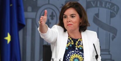 Soraya Sáenz de Santamaría.