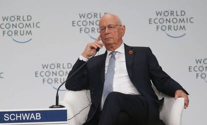 Klaus Schwab, fundador del Foro Económico Mundial, en 2019.