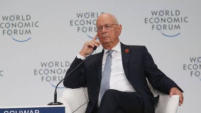 Klaus Schwab, fundador del Foro Económico Mundial, en 2019.