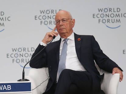 Klaus Schwab, fundador del Foro Económico Mundial, en 2019.