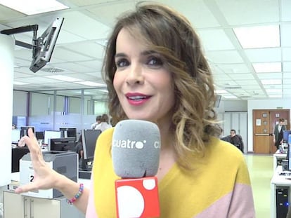 Carme Chaparro en una imagen de un vídeo promocional de 'Cuatro al día'.