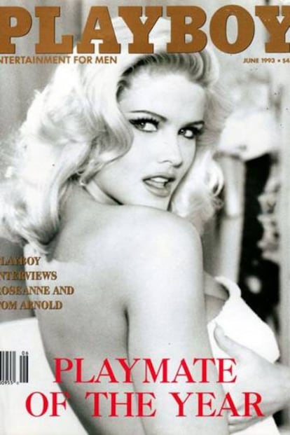 Anna Nicole Smith en la cima del éxito, cuando fue nombrada 'Playmate' del año por la revista 'Playboy'. Era 1993.