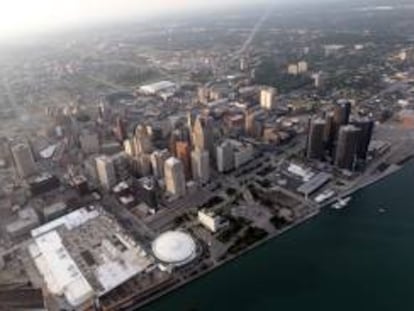 Vista aérea de Detroit, Michigan (EE.UU.). EFE/Archivo