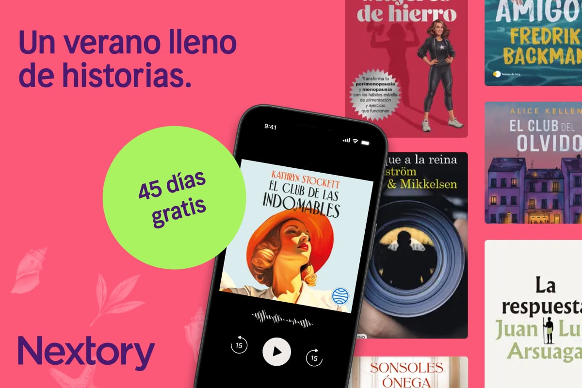 Promoción temporal 45 días gratis en Nextory