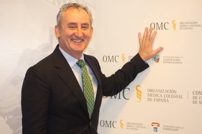 Tomás Cobo, presidente del Consejo General de Colegios Oficiales de Médicos.