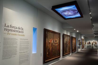 Una sala del Museu del Barroc de Catalunya, ubicat al Museu de Manresa, que acull algunes de les obres més representatives del barroc català.
