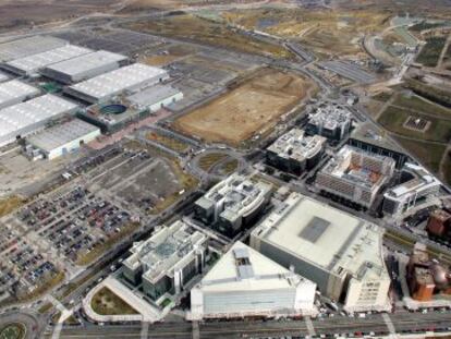 Vista aérea del recinto ferial de Ifema.