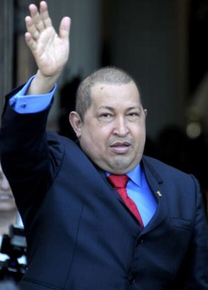 El presidente venezolano a su llegada a la cumbre de Mercosur el 20 de diciembre.