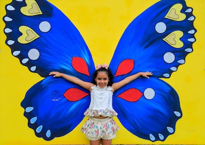 Borboleta, o símbola da alfabetização em Oeiras.