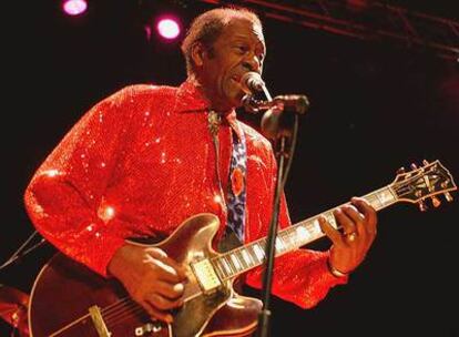 Chuck Berry, en el Palacio de Congresos de Granada en 2005.