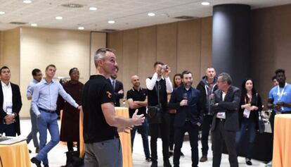 Christof Wittig, durante su presentaci&oacute;n en Barcelona.