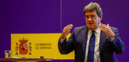  El ministro de Inclusión, Seguridad Social y Migraciones, José Luis Escrivá. 