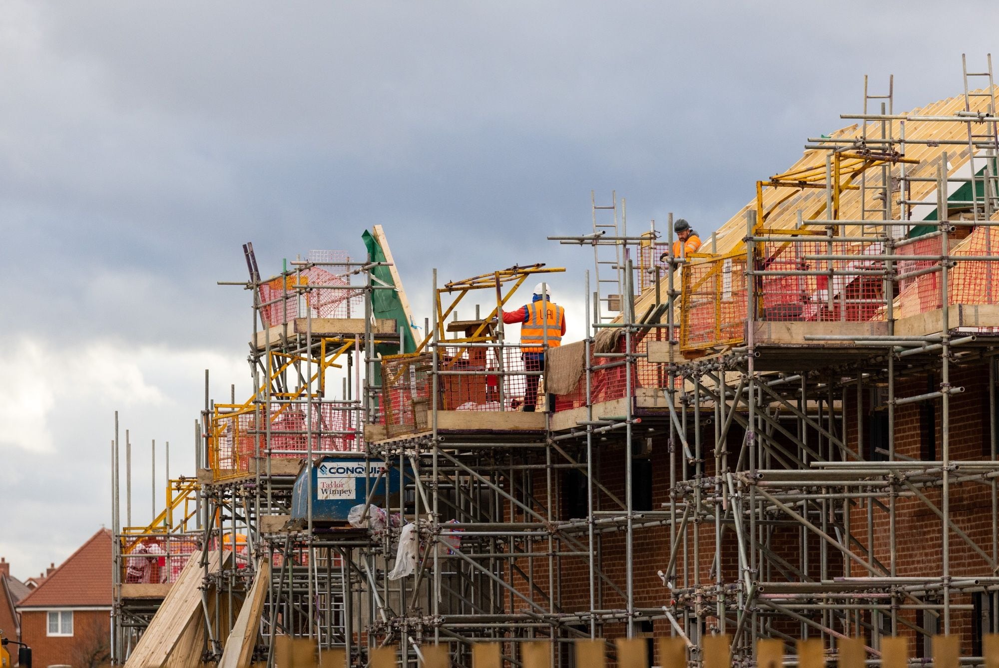 Construcción de viviendas en la localidad de Hoo, en el Reino Unido