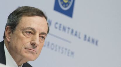 El presidente del BCE, Mario Draghi, el pasado mes de diciembre.