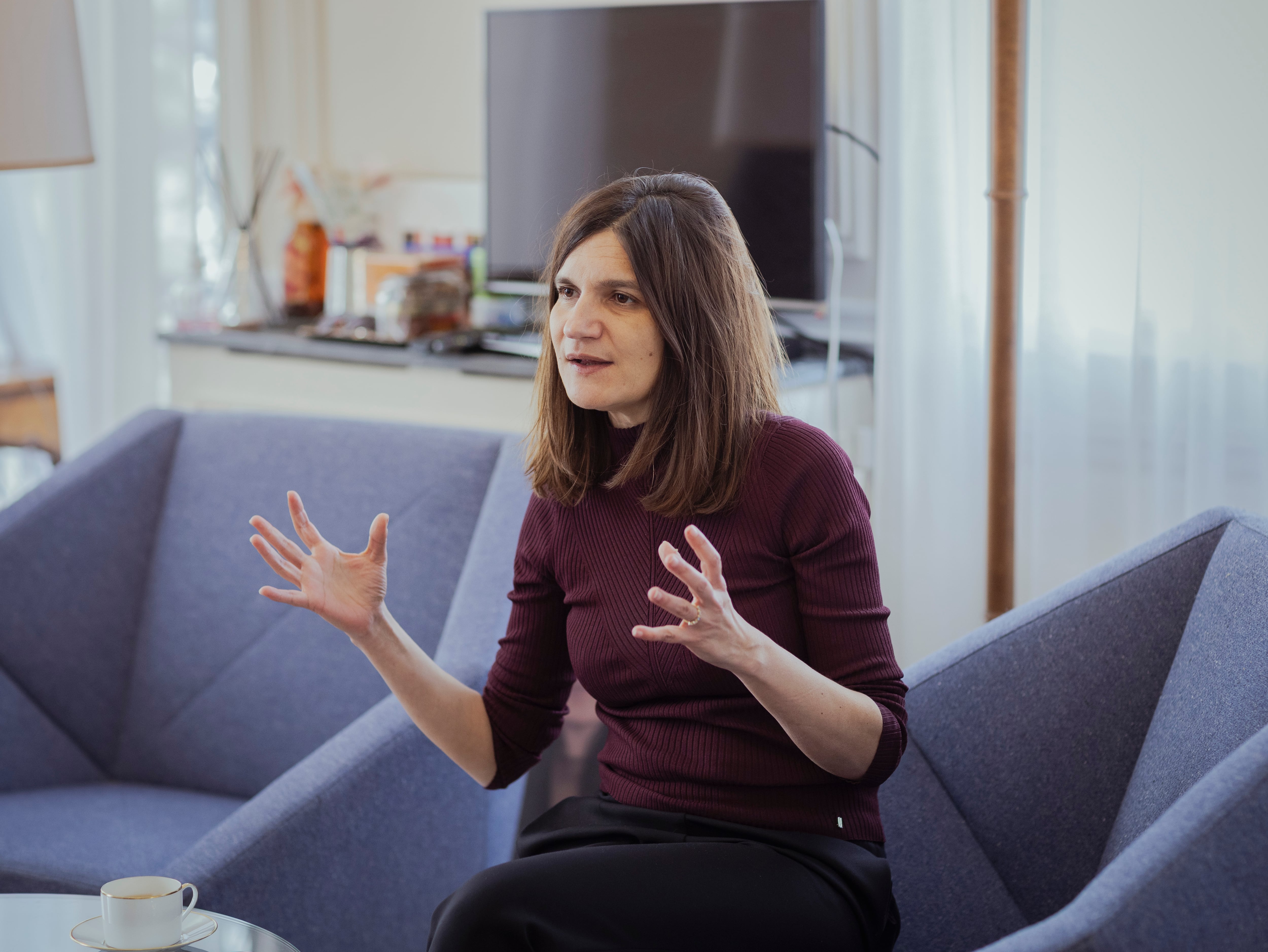 Alice Rufo, ministra delegada de Defensa y Veteranos. 