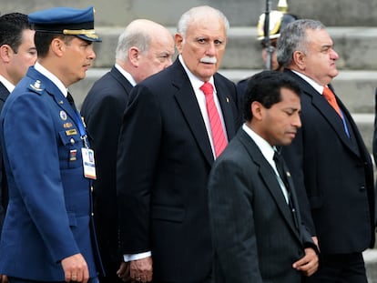 José Vicente Rangel en agosto de 2006, cuando era vicepresidente de Venezuela.
