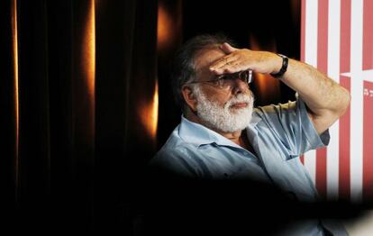 Francis Ford Coppola charla con el público en el festival de cine americano de Deauville (Francia), en septiembre de 2011.