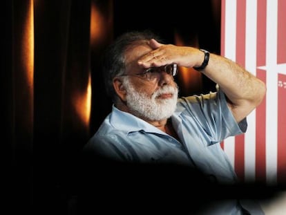 Francis Ford Coppola charla con el p&uacute;blico en el festival de cine americano de Deauville (Francia), en septiembre de 2011.