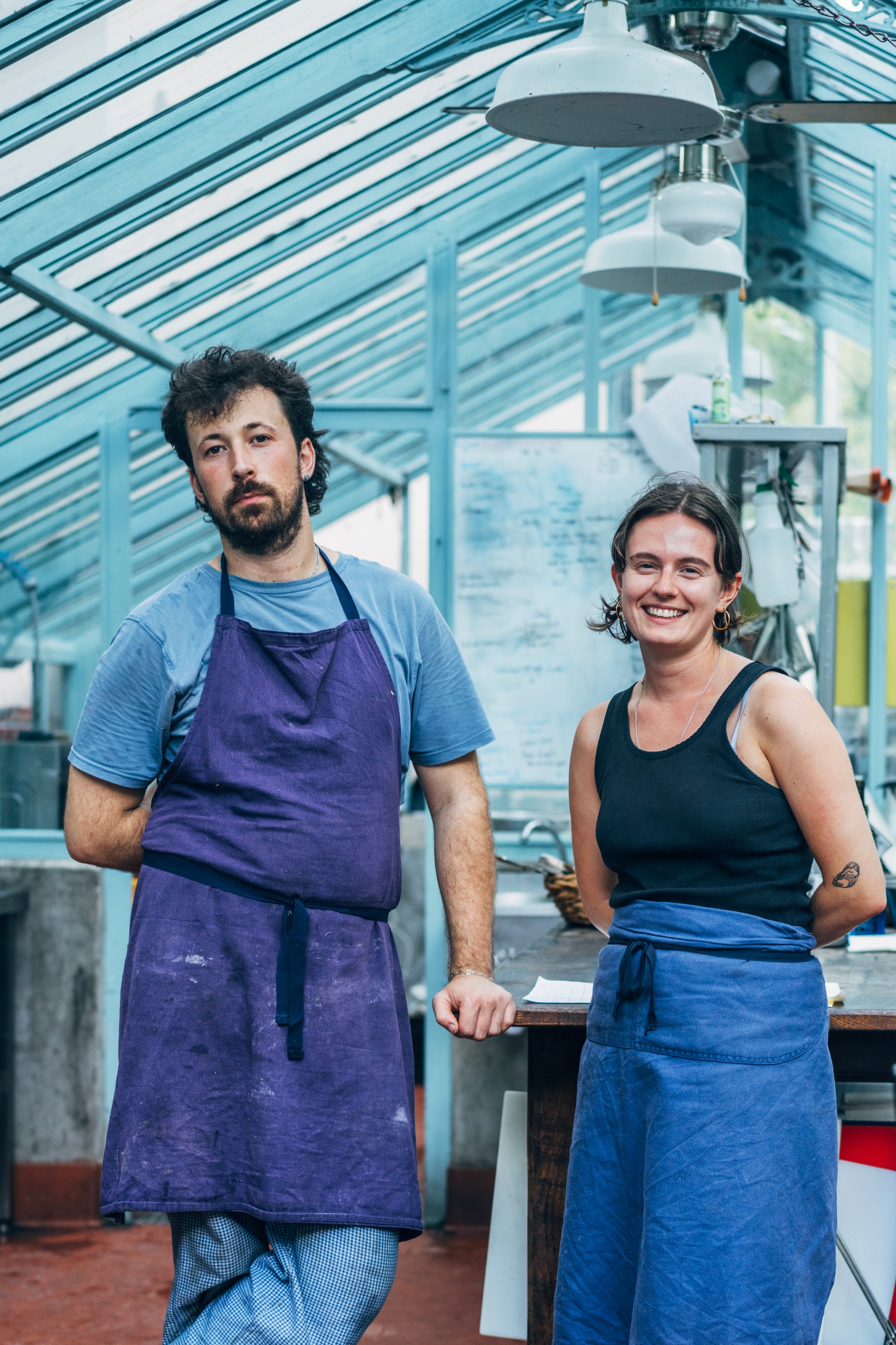  Luke Cockerill y Hattie Matthews, cocineros del restaurante De Puta Madre.