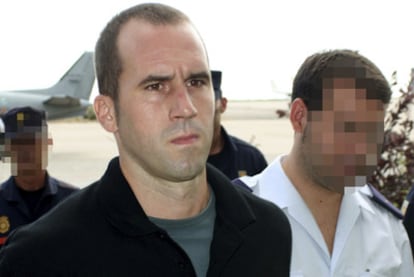 Garikoitz Aspiazu, "Txeroki," on his extradition from France to Spain in 2010.