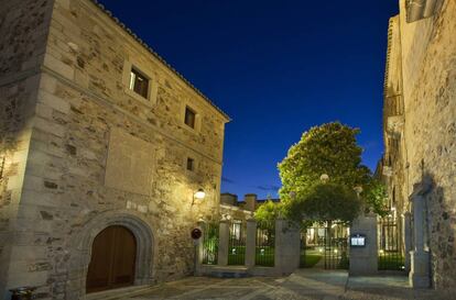 Exterior del parador de Cáceres. 