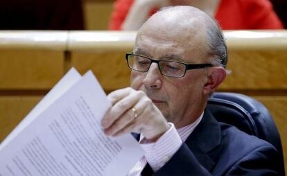 El ministro de Hacienda, Cristóbal Montoro.