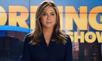 Jennifer Aniston em cena de 'The Morning Show', da Apple TV+