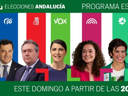 El análisis y los datos de la noche electoral en Andalucía, en el programa especial de vídeo de EL PAÍS