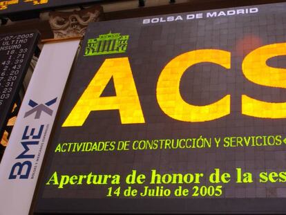 Pantalla con la apertura de honor de la sesi&oacute;n de ACS.