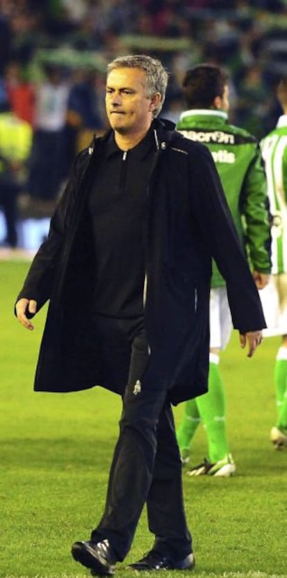 Mourinho, tras la derrota ante el Betis.