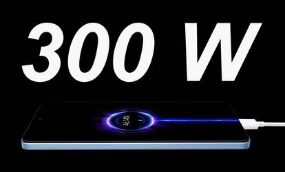 Carga de un móvil de realme a 300W