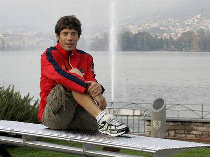 Óscar Freire, en 2009, en Lugano.