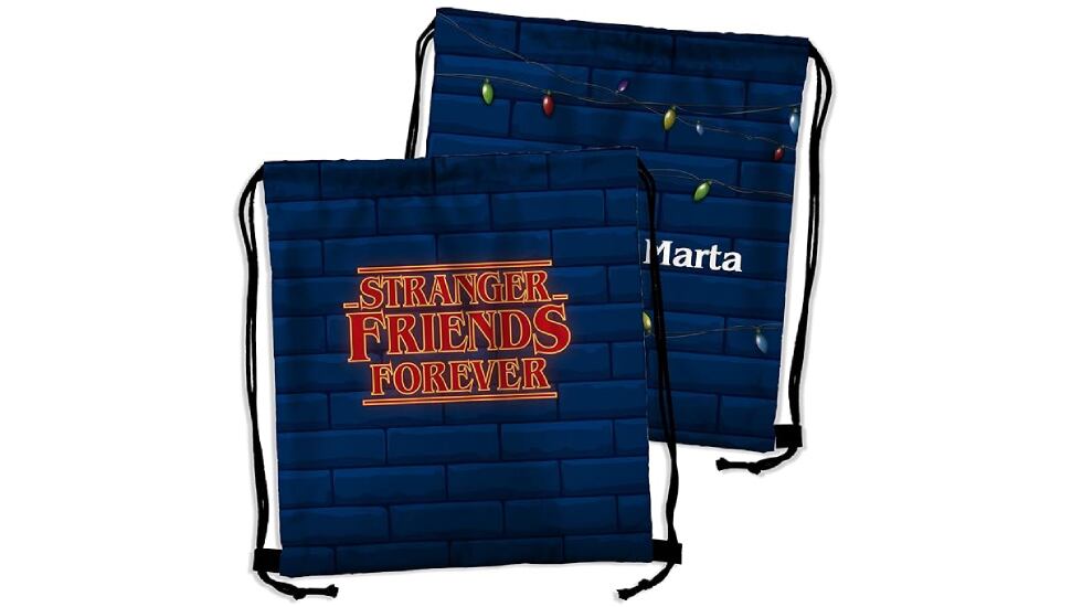 Mochila en forma de saco para los fans de ‘Stranger Things’.
