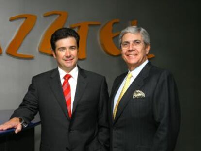 Jos&eacute; Miguel Garc&iacute;a y Leopoldo Fern&aacute;ndez Pujals, consejero delegado y presidente de Jazztel respectivamente.