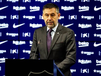 El fins ara president del Barça, Josep Maria Bartomeu.