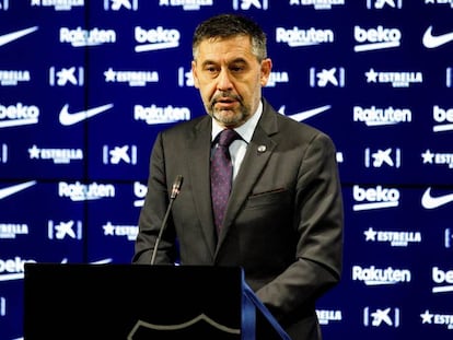 El fins ara president del Barça, Josep Maria Bartomeu.