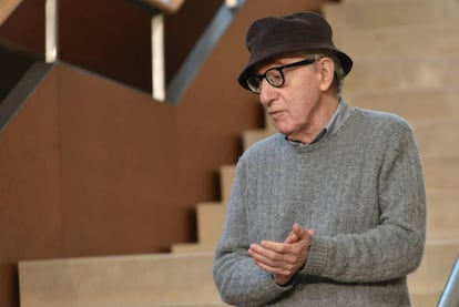 Woody Allen en San Sebastián, en 2019.