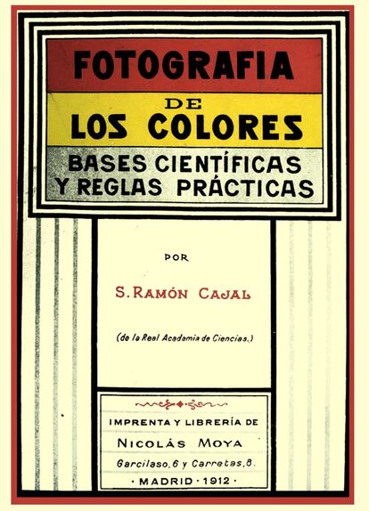 Estudio sobre la 'Fotografía de colores', obra del científico español Santiago Ramón y Cajal.