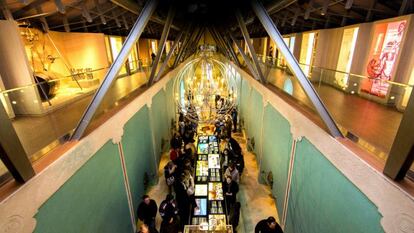 Interior del museo del vino de Pagos del Rey