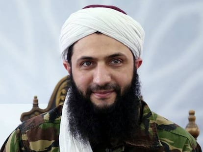 El líder de Hayat Tahrir al Sham, Abu Mohamed al Julani, en 2016.