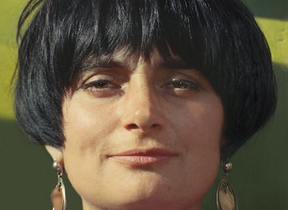 Retrato de Agnès Varda en el rodaje de 'Oncle Yanco' (1967).