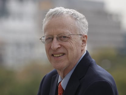 El premio Nobel de Economía George Akerlof, la semana pasada en Madrid.
