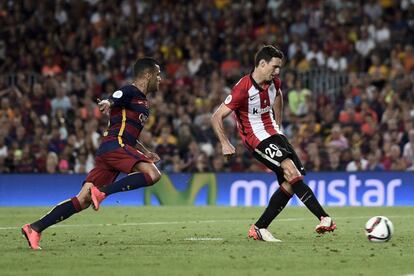 Aduriz marca el gol de l'empat.