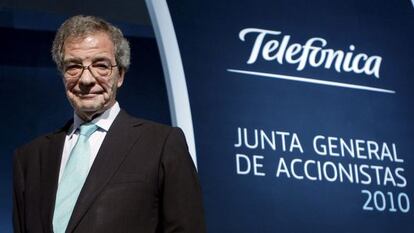 El presidente de Telefónica, Cesar Alierta