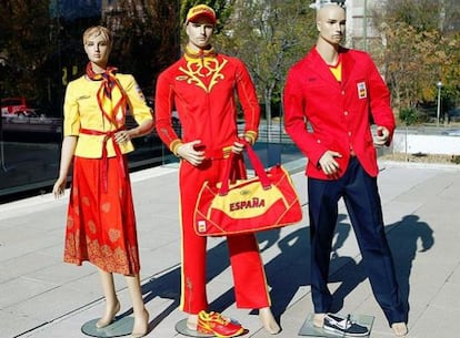 Uniforme de la firma rusa propuesto para el equipo olímpico español.