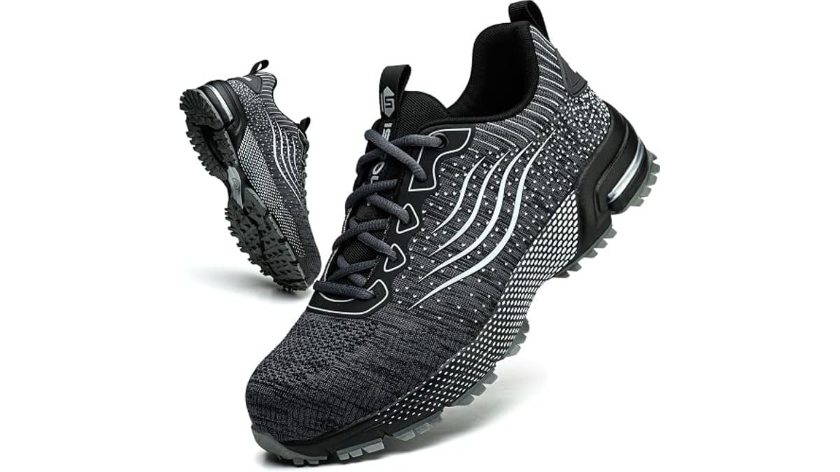 Zapatos de seguridad disponibles en varios colores.