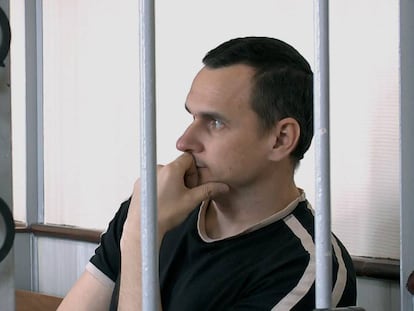 Oleg Sentsov, durante su juicio en 2014.