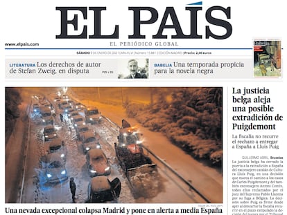 Debido al temporal, EL PAÍS ofrece en abierto el diario impreso este sábado y la revista ICON